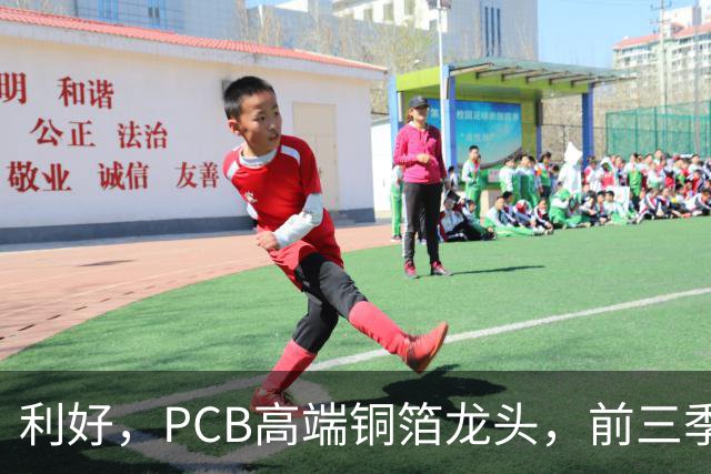 利好，PCB高端铜箔龙头，前三季度扣非净利大增近6倍